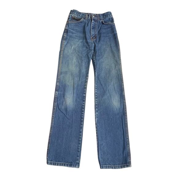 Vintage Britannia Jeans Size 13 Juniors 90s Straight Leg Paper Tag 100% Cotton - Picture 2 of 12